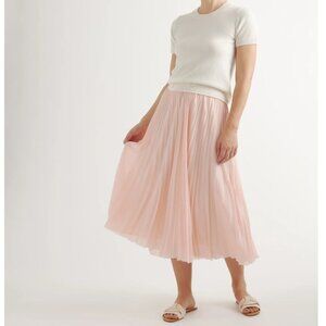 Quince Chiffon Pleaded Mini Skirt